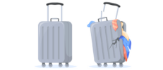 海外旅行でスーツケースが破損したら？海外旅行保険で補償されるかを解説