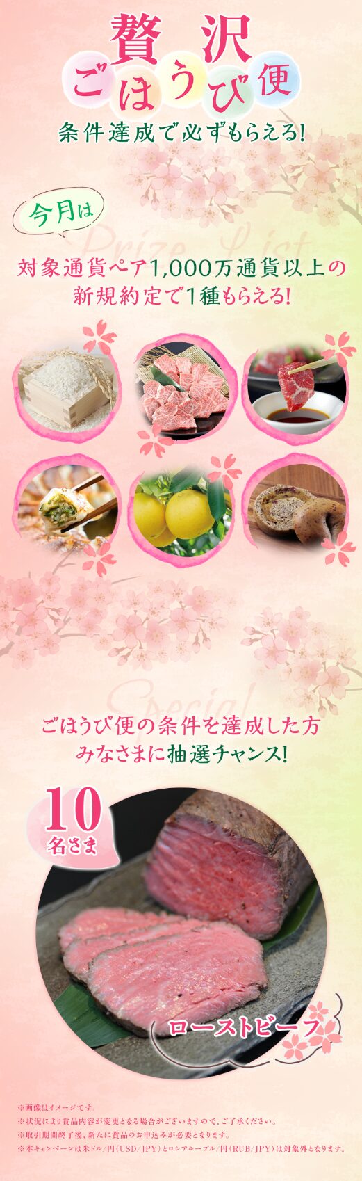 SBIFXトレードごほうびキャンペーン