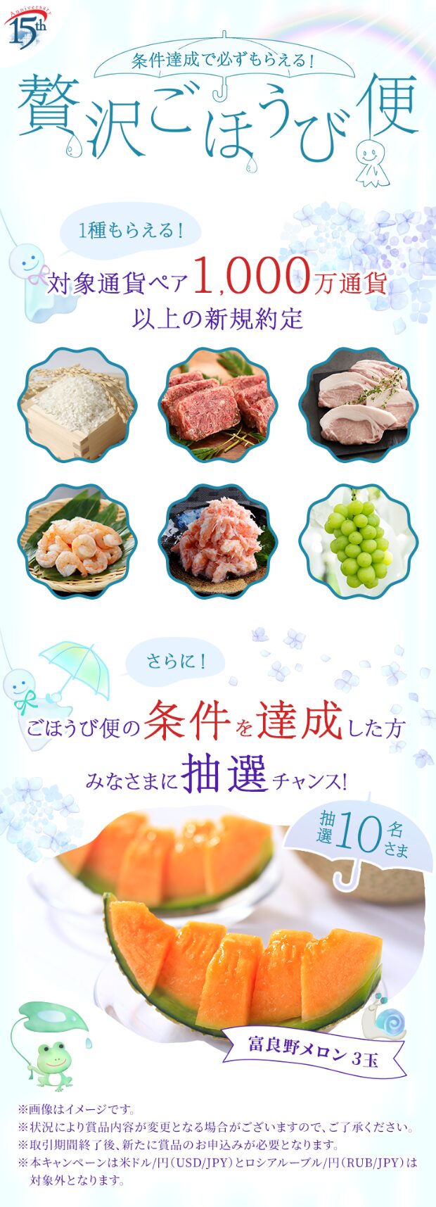 SBIFXトレードの6月の必ずもらえるキャンペーン