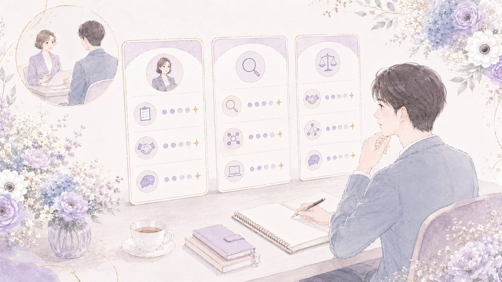 仲人型結婚相談所を選ぶときに比較したいポイント