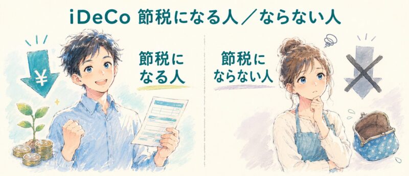 iDeCoは節税にならない？効果が出ない人の条件と対処法を解説