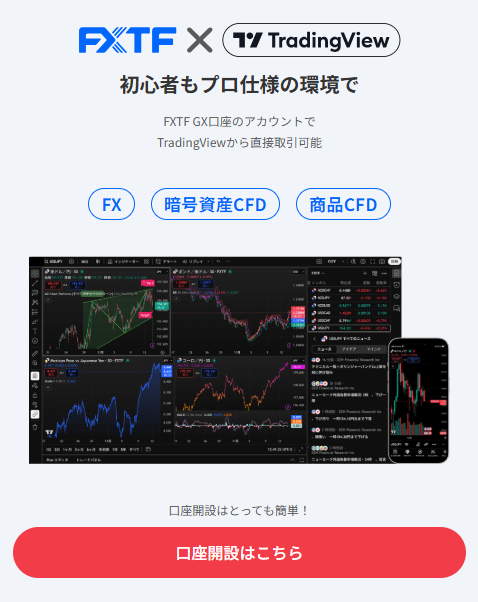 FXTFのtradingview申込画面